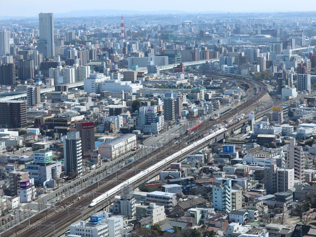 Nagoya Prince Hotel Sky Tower Ngoại thất bức ảnh The Shinkansen in Nagoya